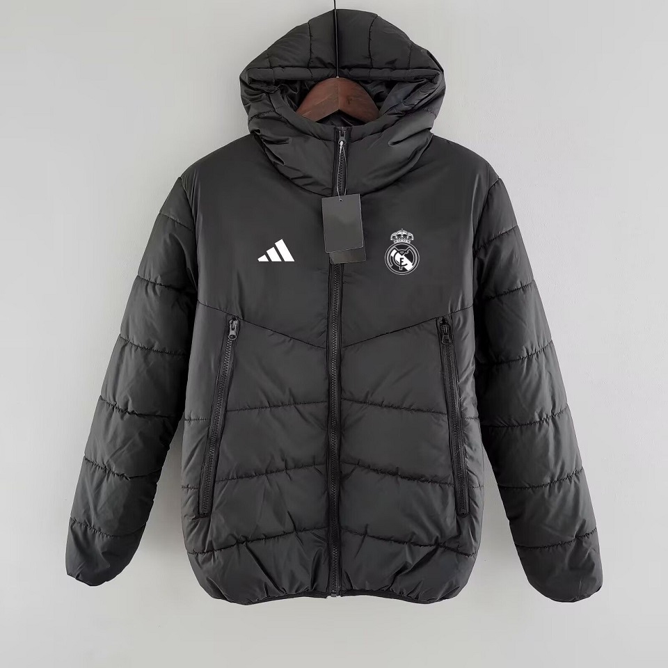 AAA Quality Real Madrid 24/25 Cotton Coat - Black